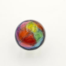 Load image into Gallery viewer, Scomo Collab Marble- Rainbow with Black rind- 26mm
